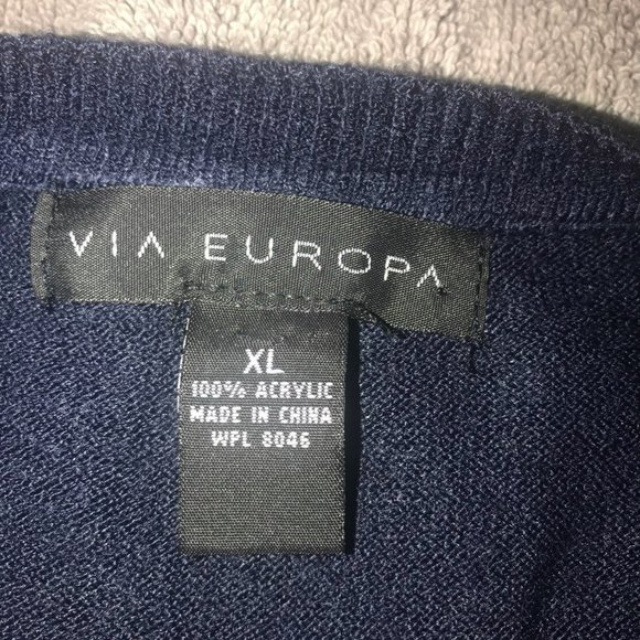 Extra large blue via europ sweater - Picture 2 of 2